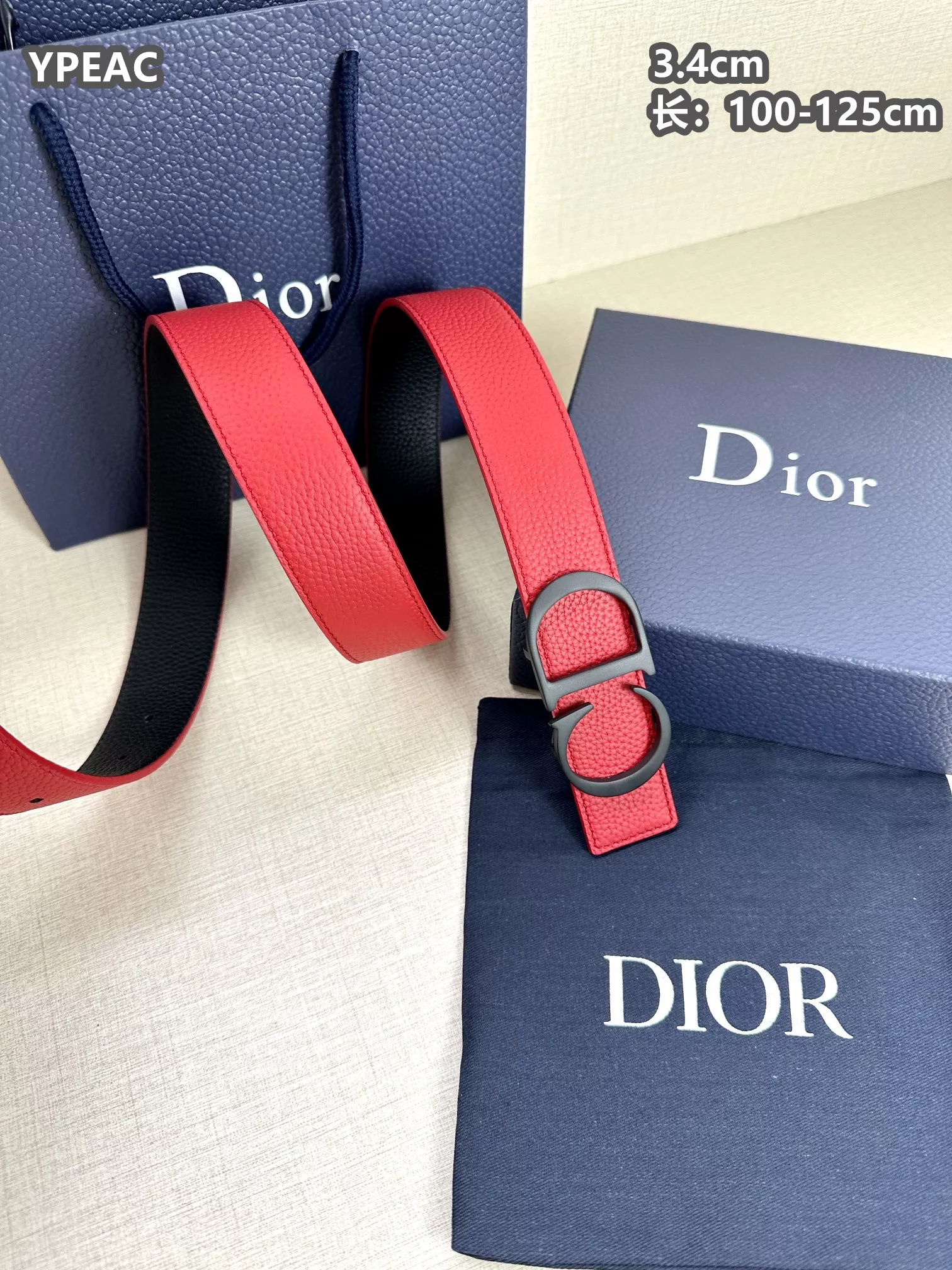 Christian Dior AAA Quality Belts For Men Classic 323