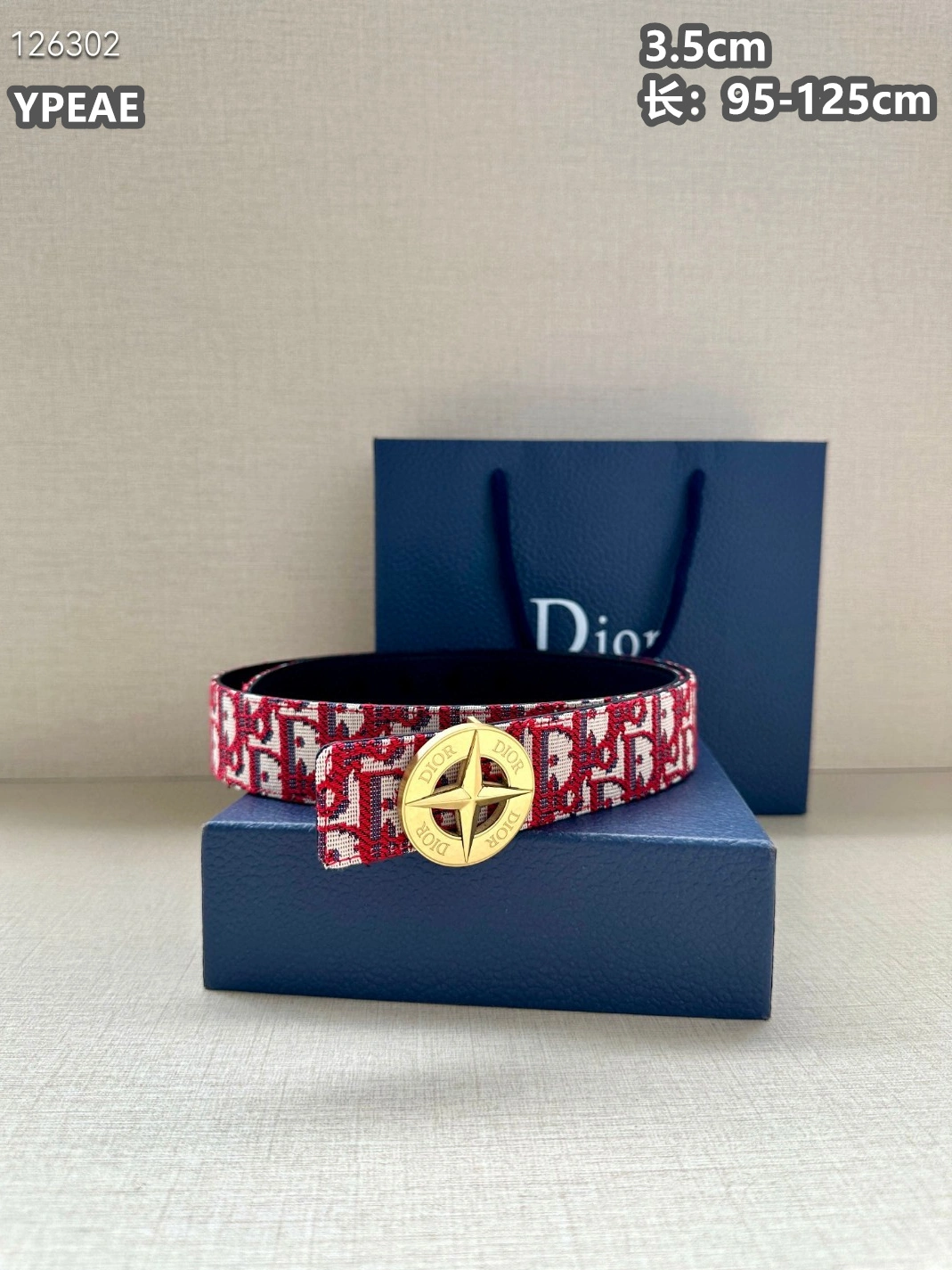 Christian Dior AAA Quality Belts For Men Classic 5295