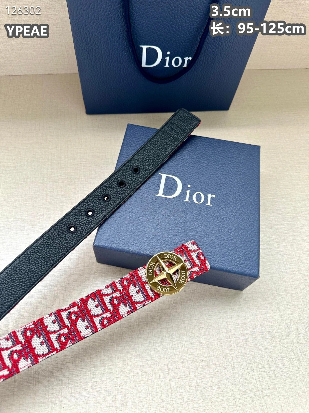 Christian Dior AAA Quality Belts For Men Classic 5295