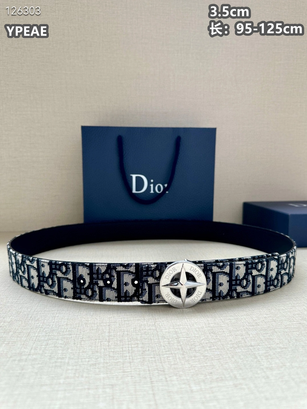Christian Dior AAA Quality Belts For Men Practical 686