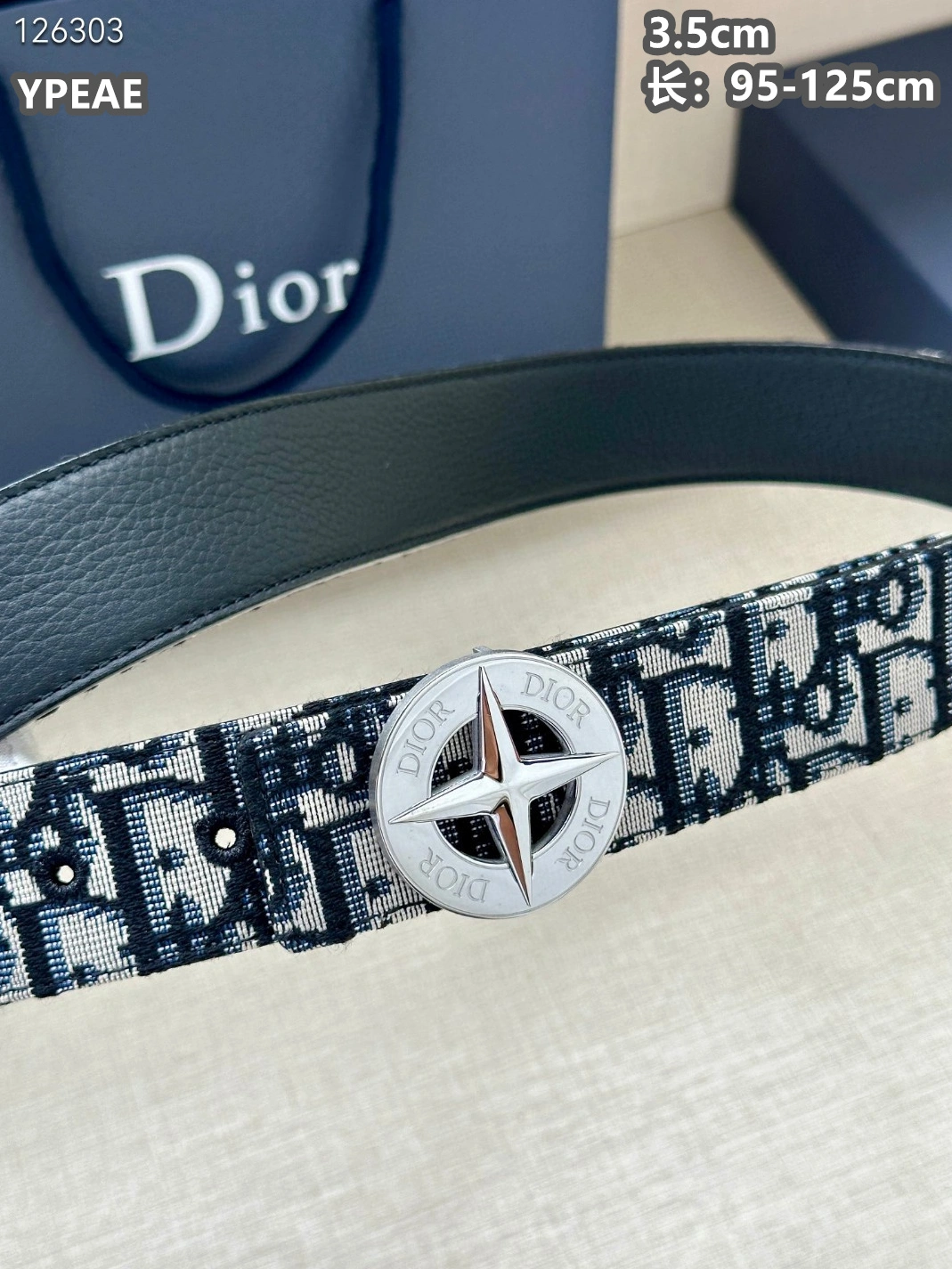 Christian Dior AAA Quality Belts For Men Practical 686