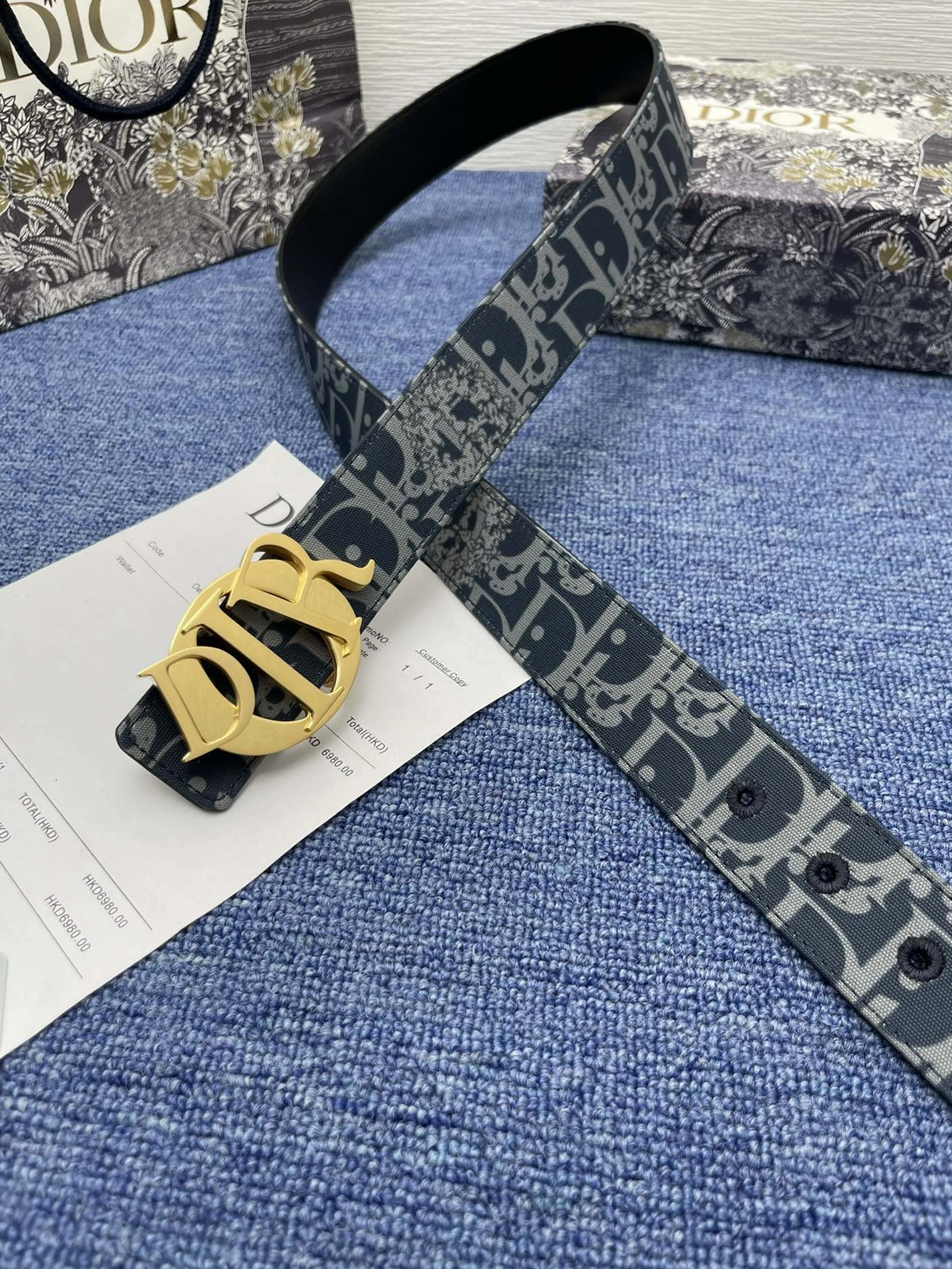 Christian Dior AAA Quality Belts For Men Resilient 6332