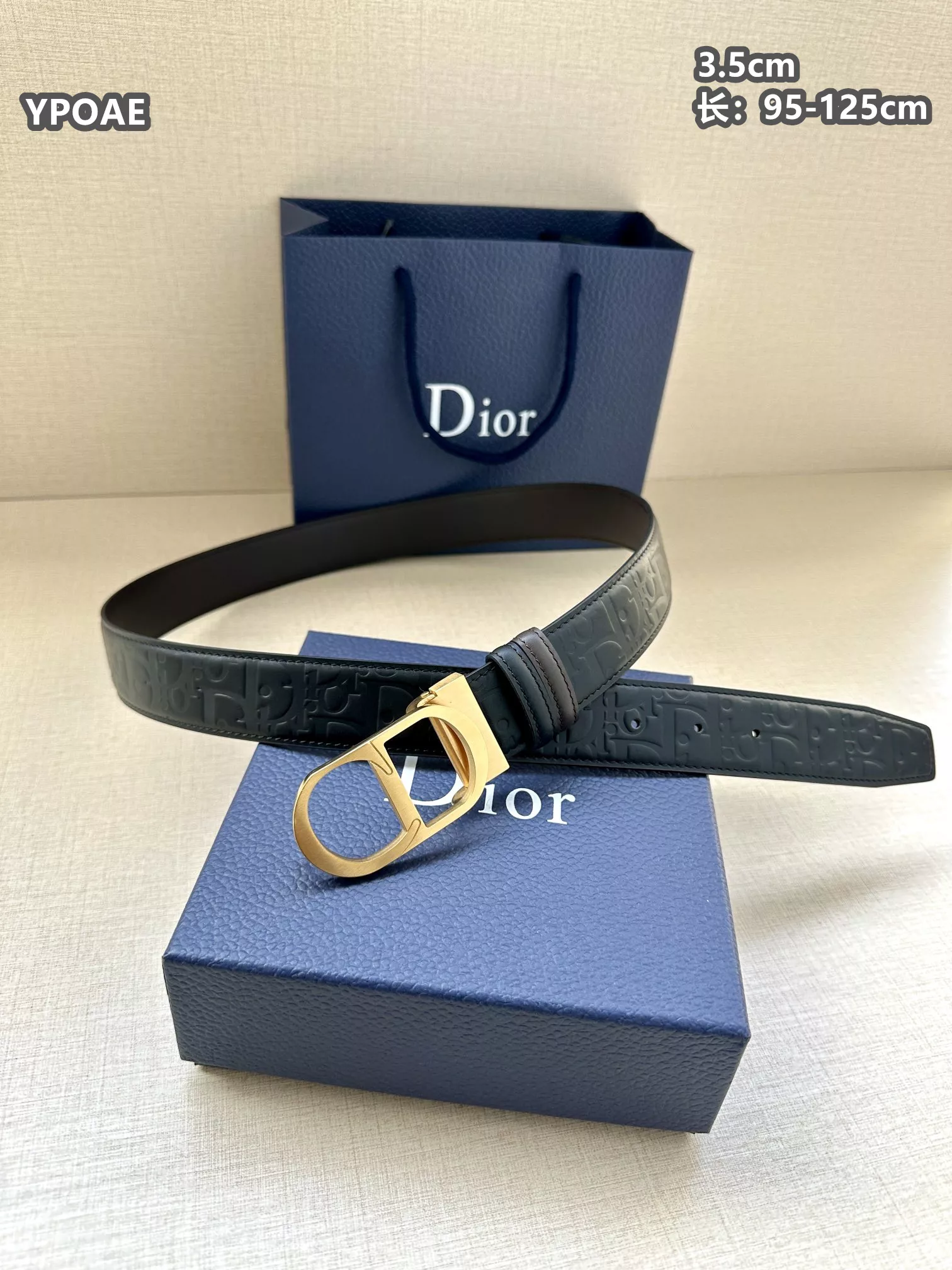 Christian Dior AAA Quality Belts For Men Sleek 3018