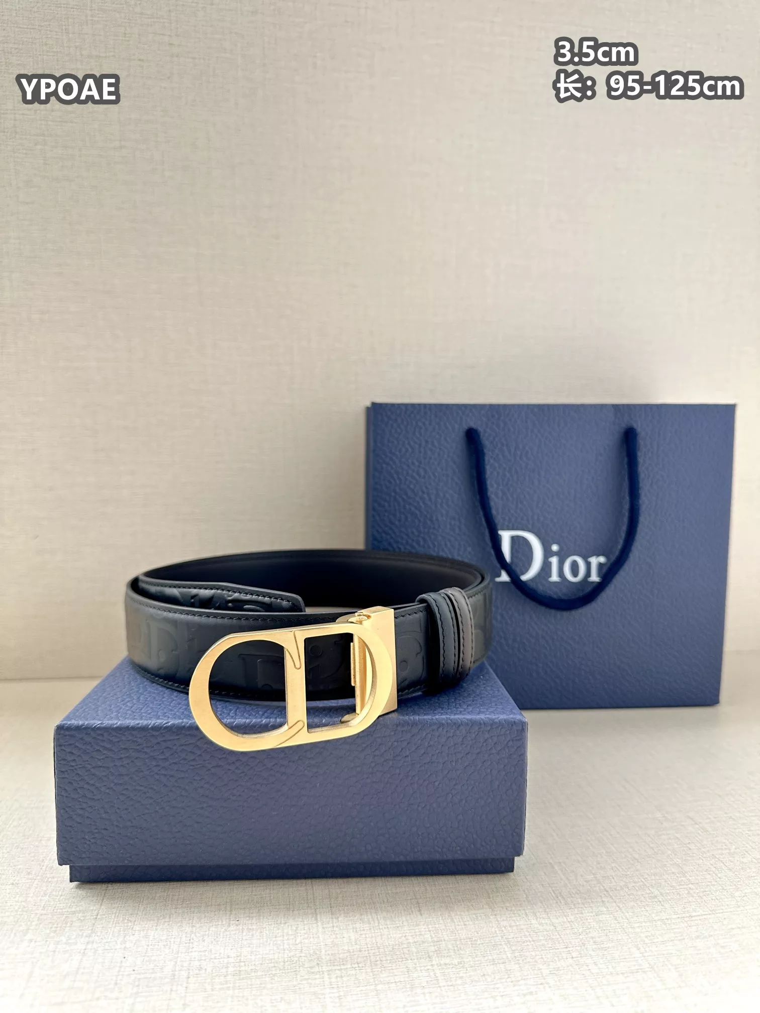 Christian Dior AAA Quality Belts For Men Sleek 3018