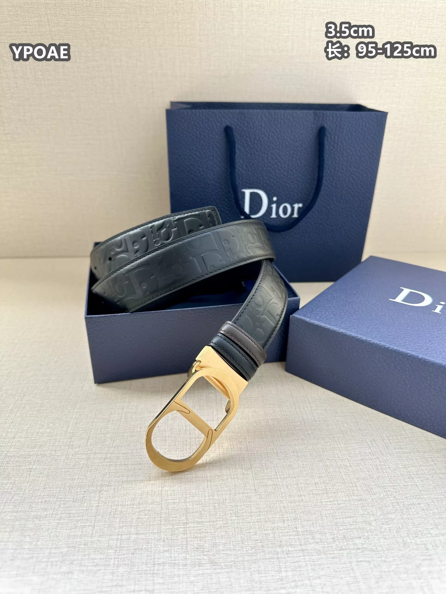 Christian Dior AAA Quality Belts For Men Sleek 3018