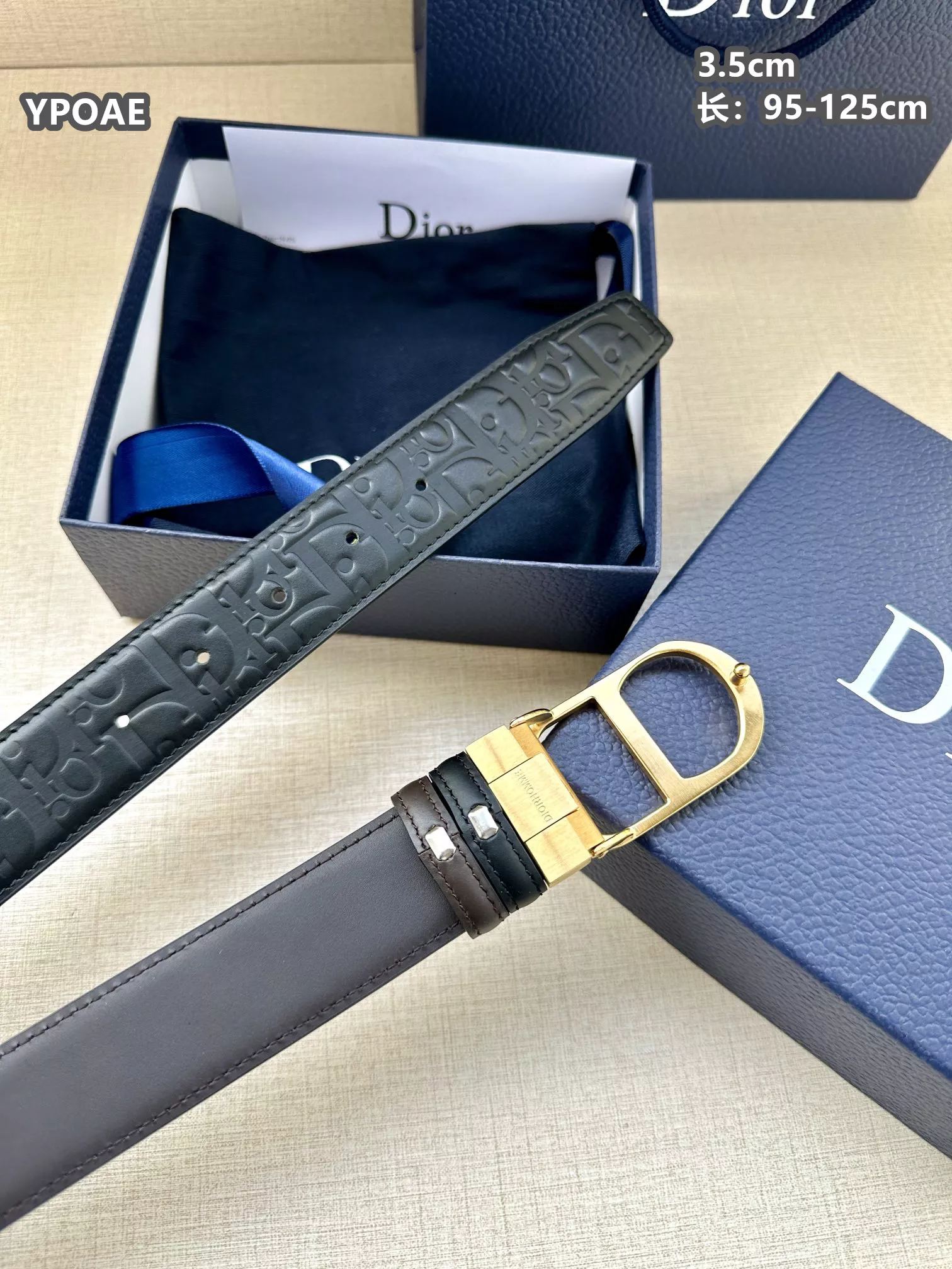 Christian Dior AAA Quality Belts For Men Sleek 3018