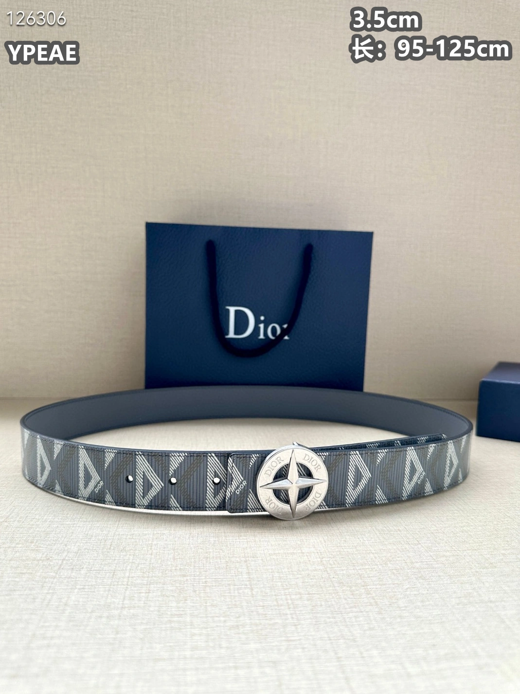Christian Dior AAA Quality Belts For Men Unique 7623