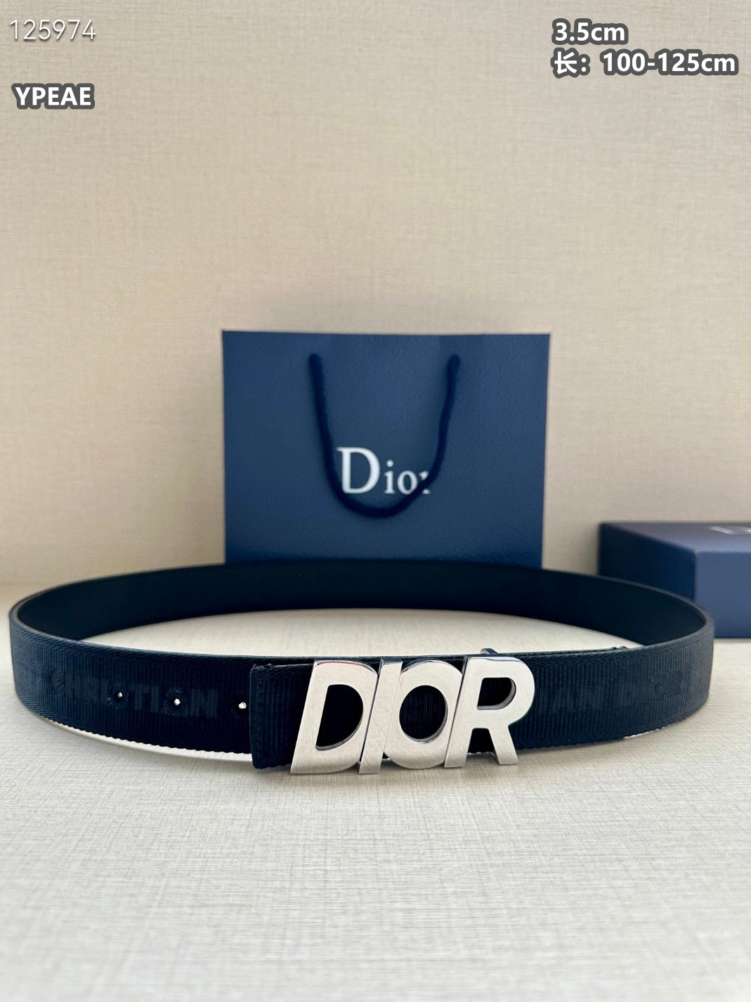 Christian Dior AAA Quality Belts For Unisex Vibrant 9096