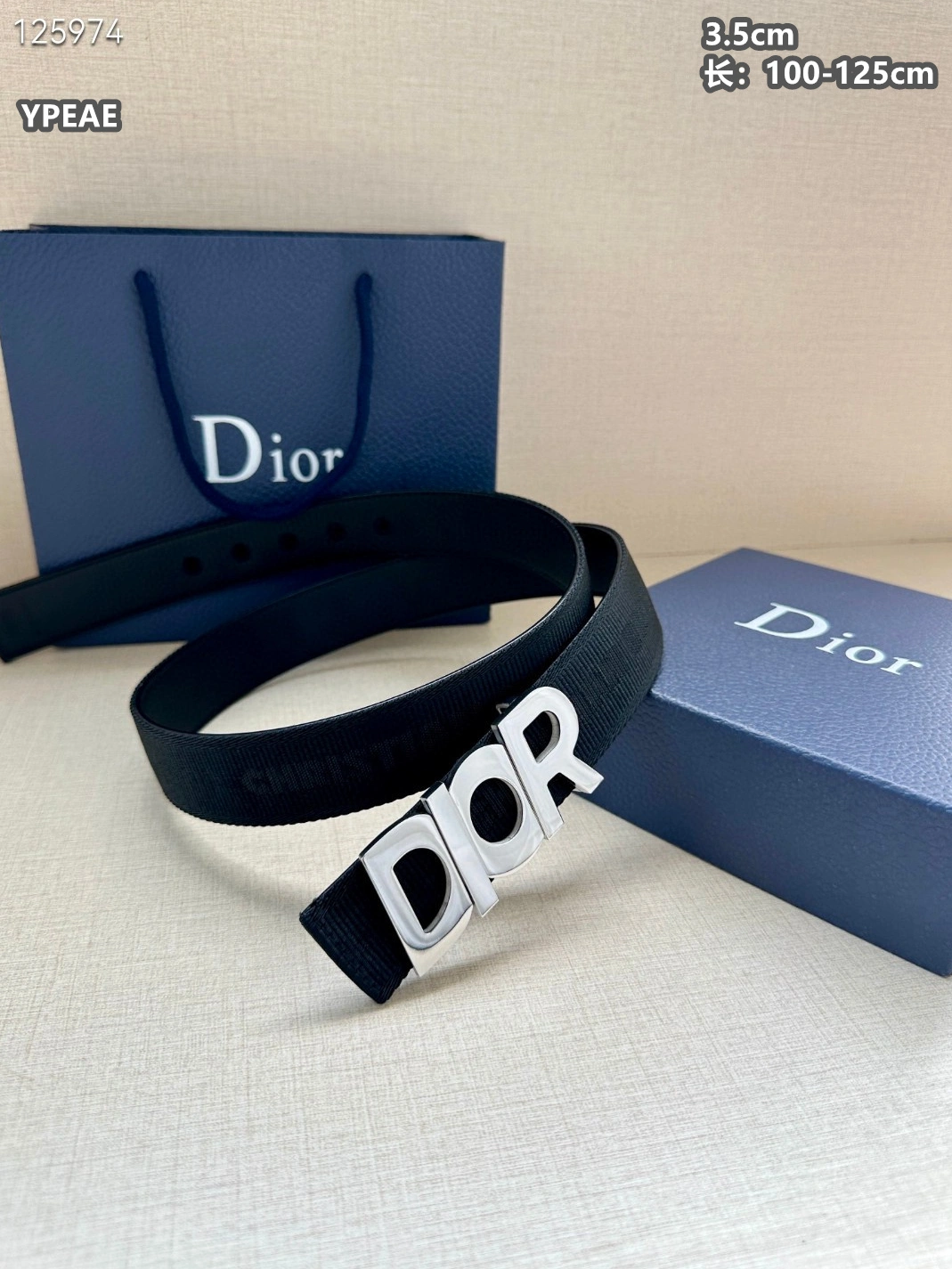 Christian Dior AAA Quality Belts For Unisex Vibrant 9096