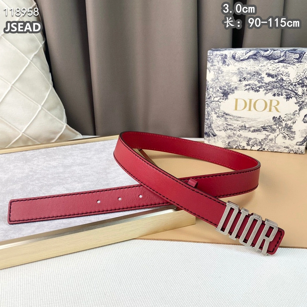 Christian Dior AAA Quality Belts For Women Durable 7410