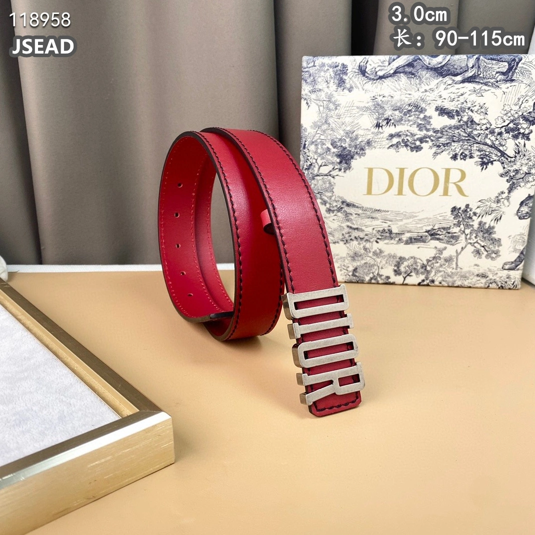 Christian Dior AAA Quality Belts For Women Durable 7410