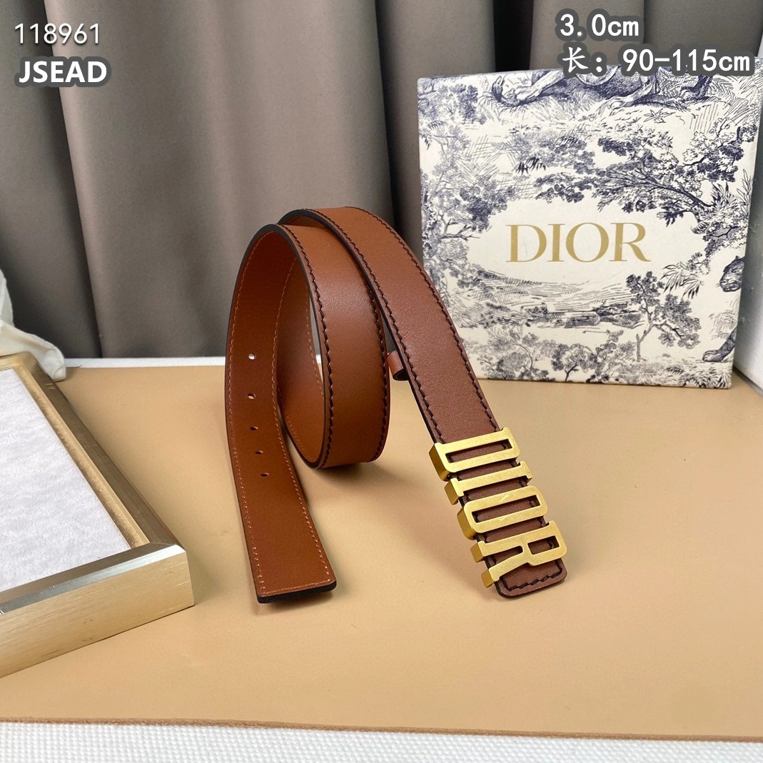 Christian Dior AAA Quality Belts For Women Lightweight 6909