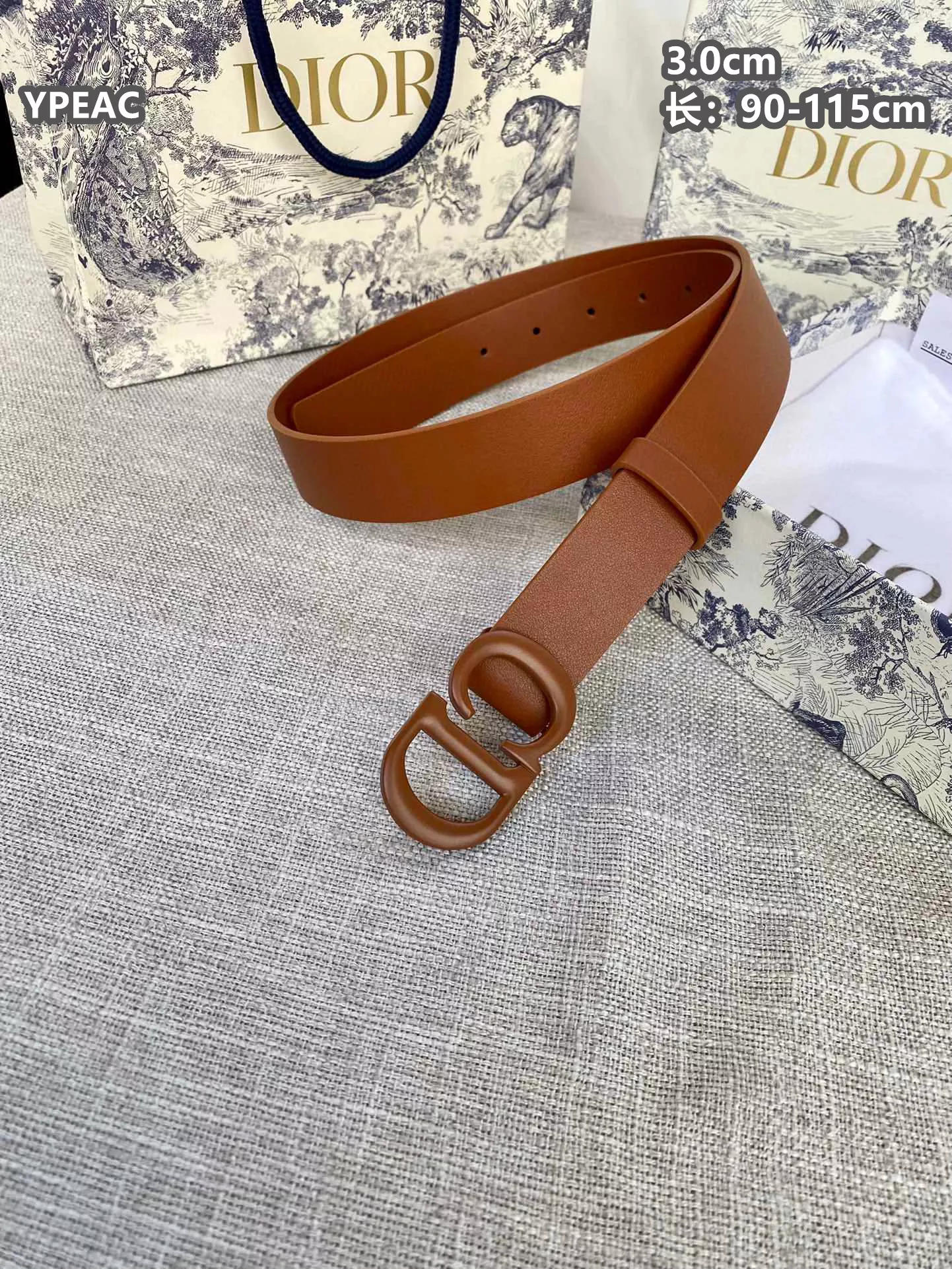 Christian Dior AAA Quality Belts For Women Reliable 7476