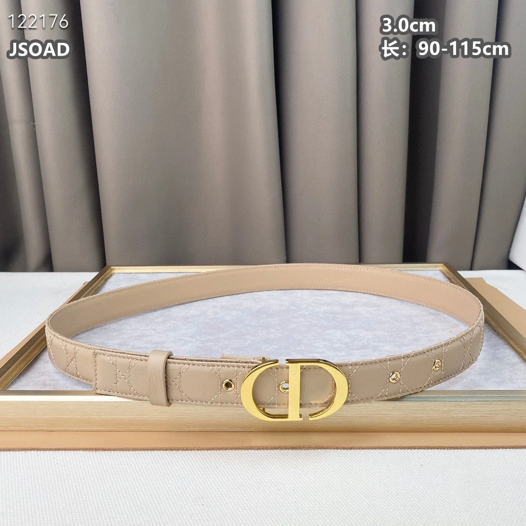 Christian Dior AAA Quality Belts For Women Resilient 2133