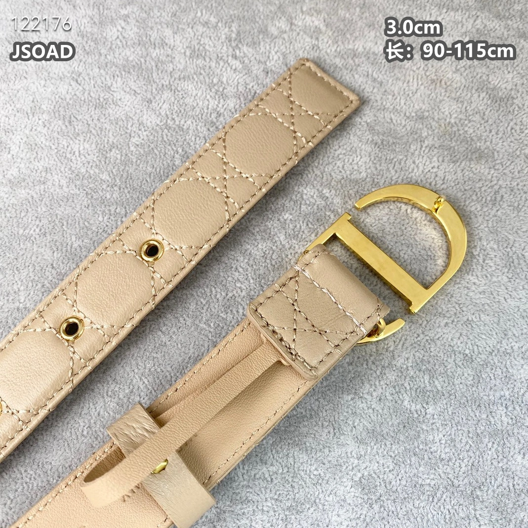 Christian Dior AAA Quality Belts For Women Resilient 2133