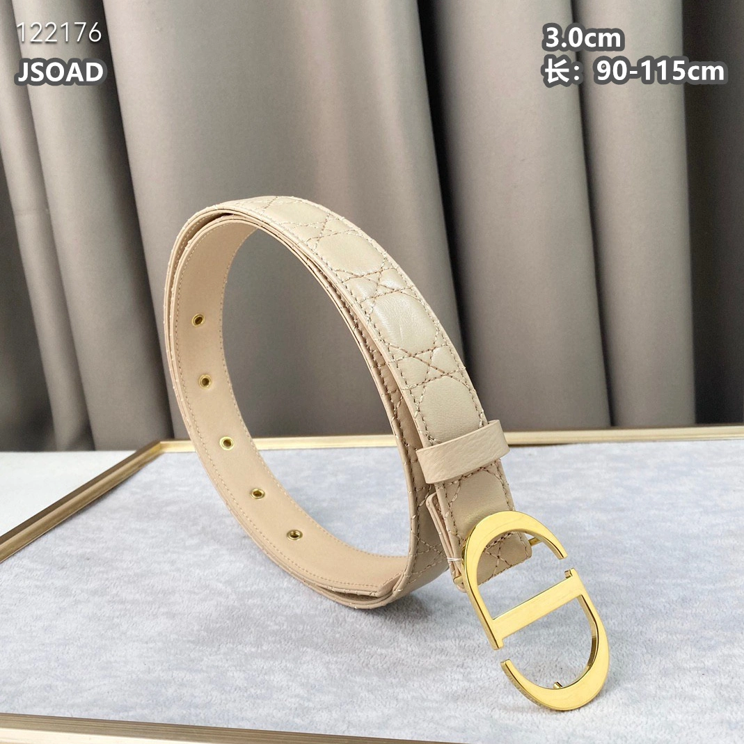 Christian Dior AAA Quality Belts For Women Resilient 2133