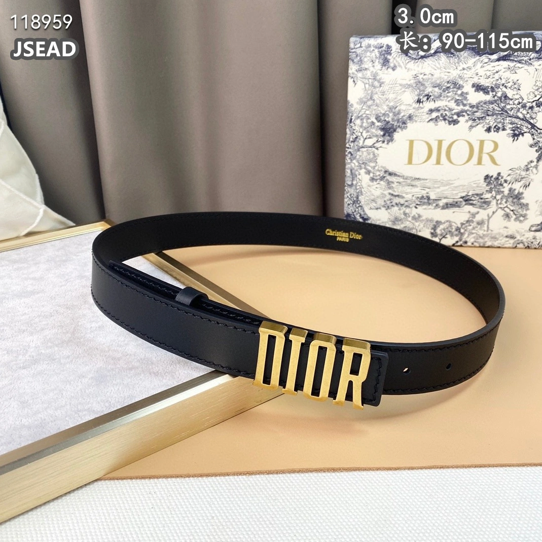 Christian Dior AAA Quality Belts For Women Sleek 764