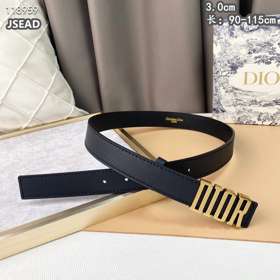 Christian Dior AAA Quality Belts For Women Sleek 764