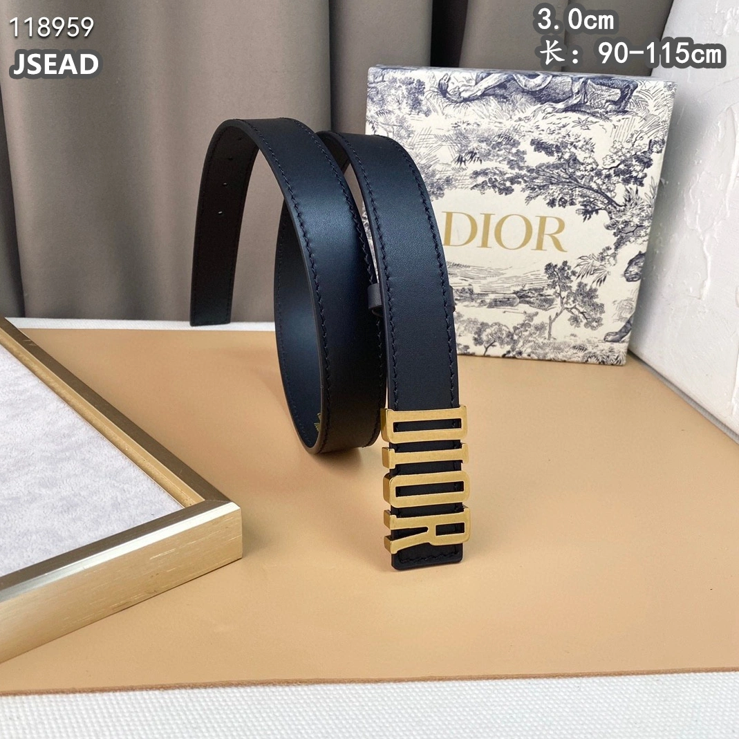 Christian Dior AAA Quality Belts For Women Sleek 764