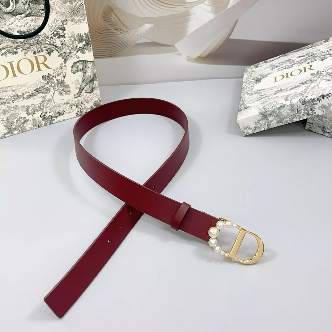Christian Dior AAA Quality Belts In 3.0cm For Women EasyMatch 6698