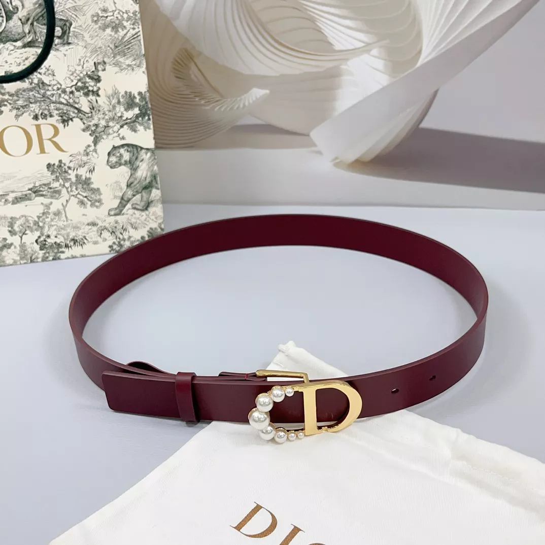 Christian Dior AAA Quality Belts In 3.0cm For Women EasyMatch 6698