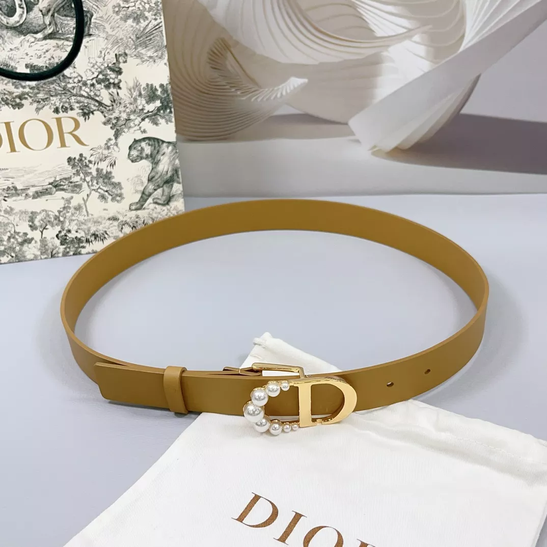Christian Dior AAA Quality Belts In 3.0cm For Women Elegant 1921