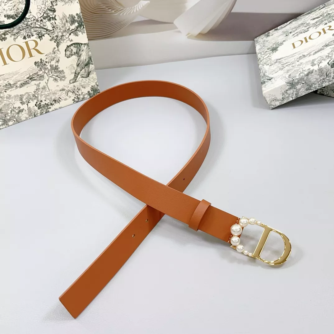 Christian Dior AAA Quality Belts In 3.0cm For Women Timeless 6851