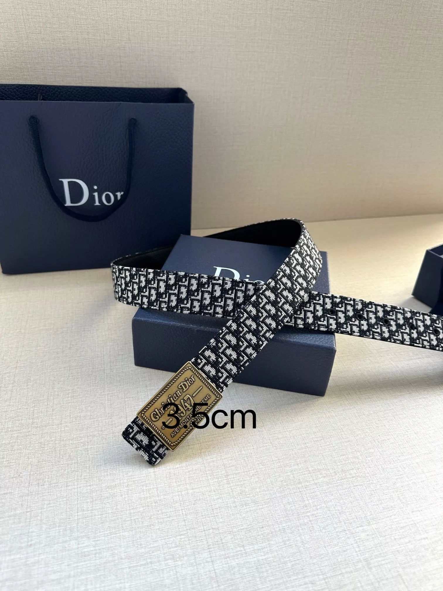 Christian Dior AAA Quality Belts In 3.5cm For Men BestValue 2255
