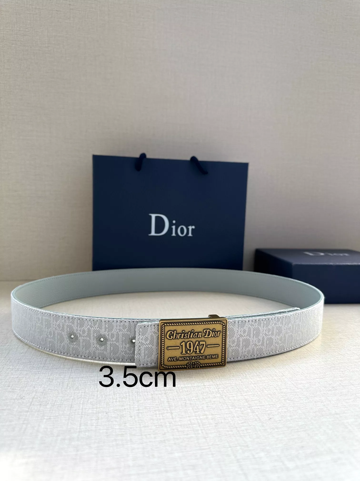 Christian Dior AAA Quality Belts In 3.5cm For Men Durable 1754