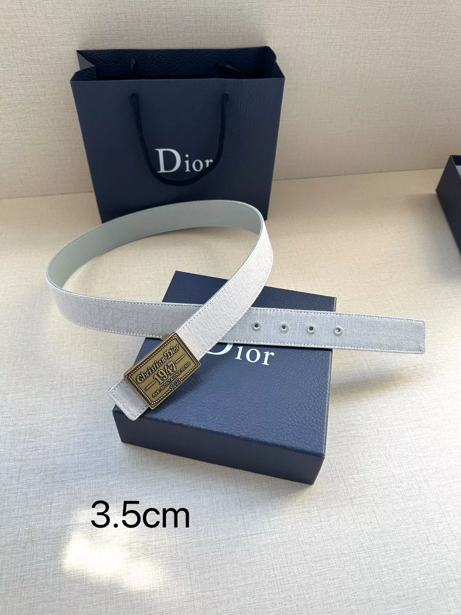 Christian Dior AAA Quality Belts In 3.5cm For Men Durable 1754