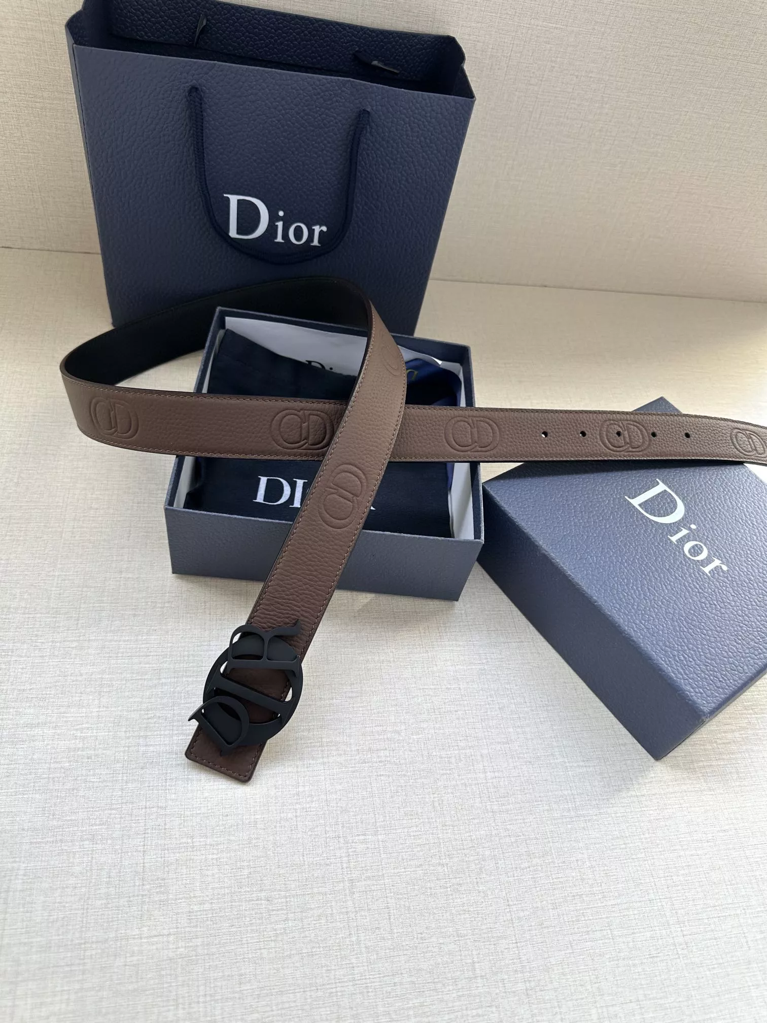 Christian Dior AAA Quality Belts In 3.5cm For Men GoodFit 726