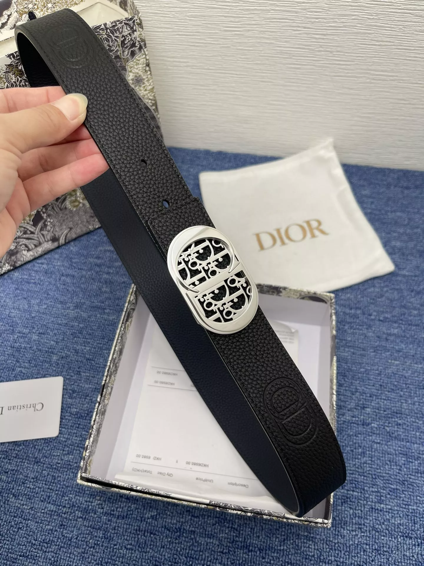 Christian Dior AAA Quality Belts In 3.5cm For Men Practical 1185