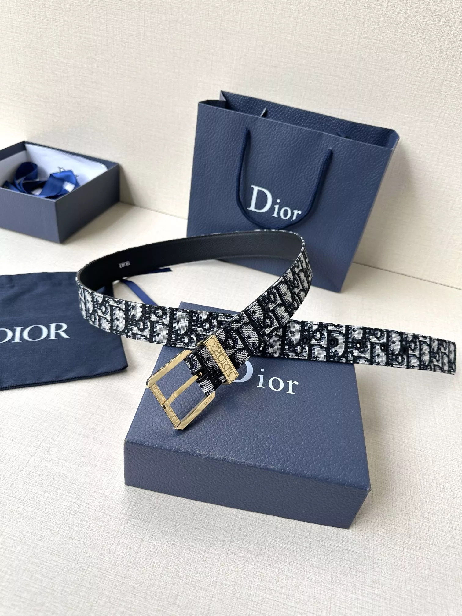 Christian Dior AAA Quality Belts In 3.5cm For Men Practical 5485