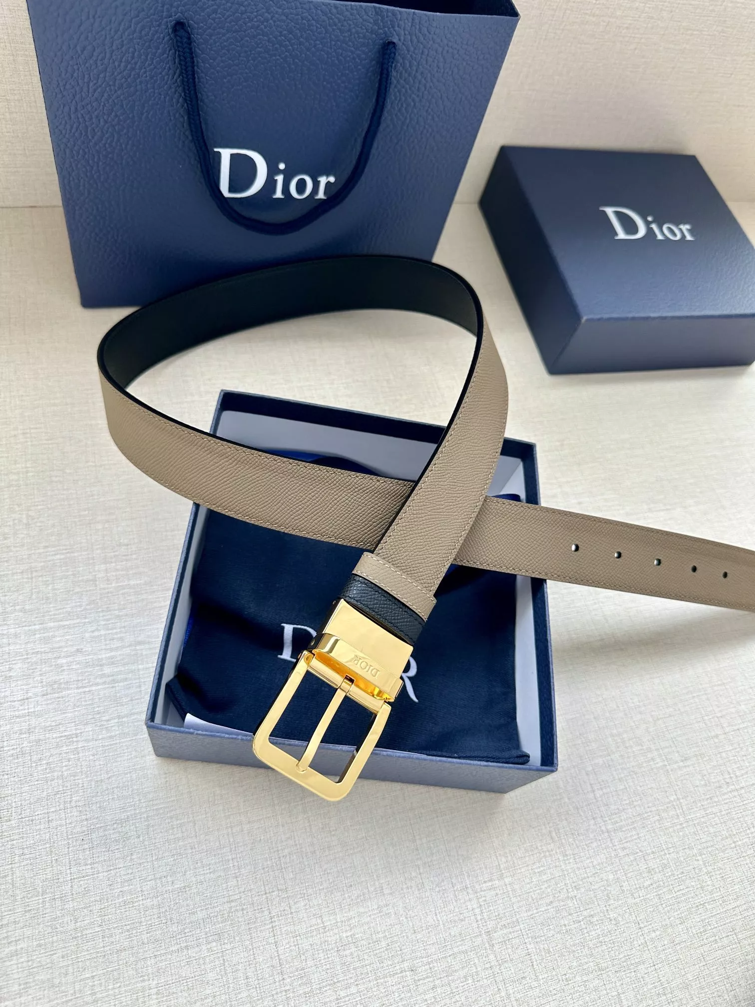 Christian Dior AAA Quality Belts In 3.5cm For Men Stylish 4648