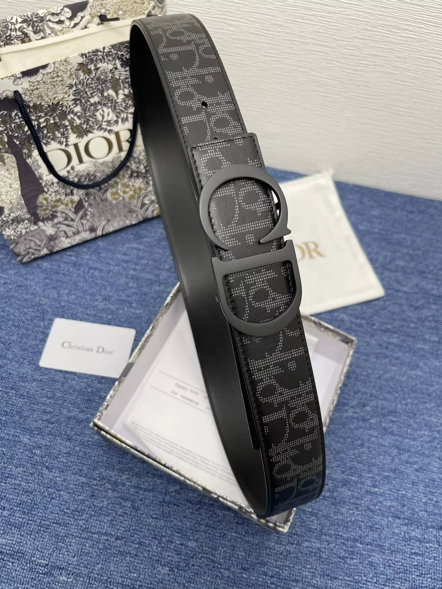 Christian Dior AAA Quality Belts In 3.5cm For Men Vibrant 4925