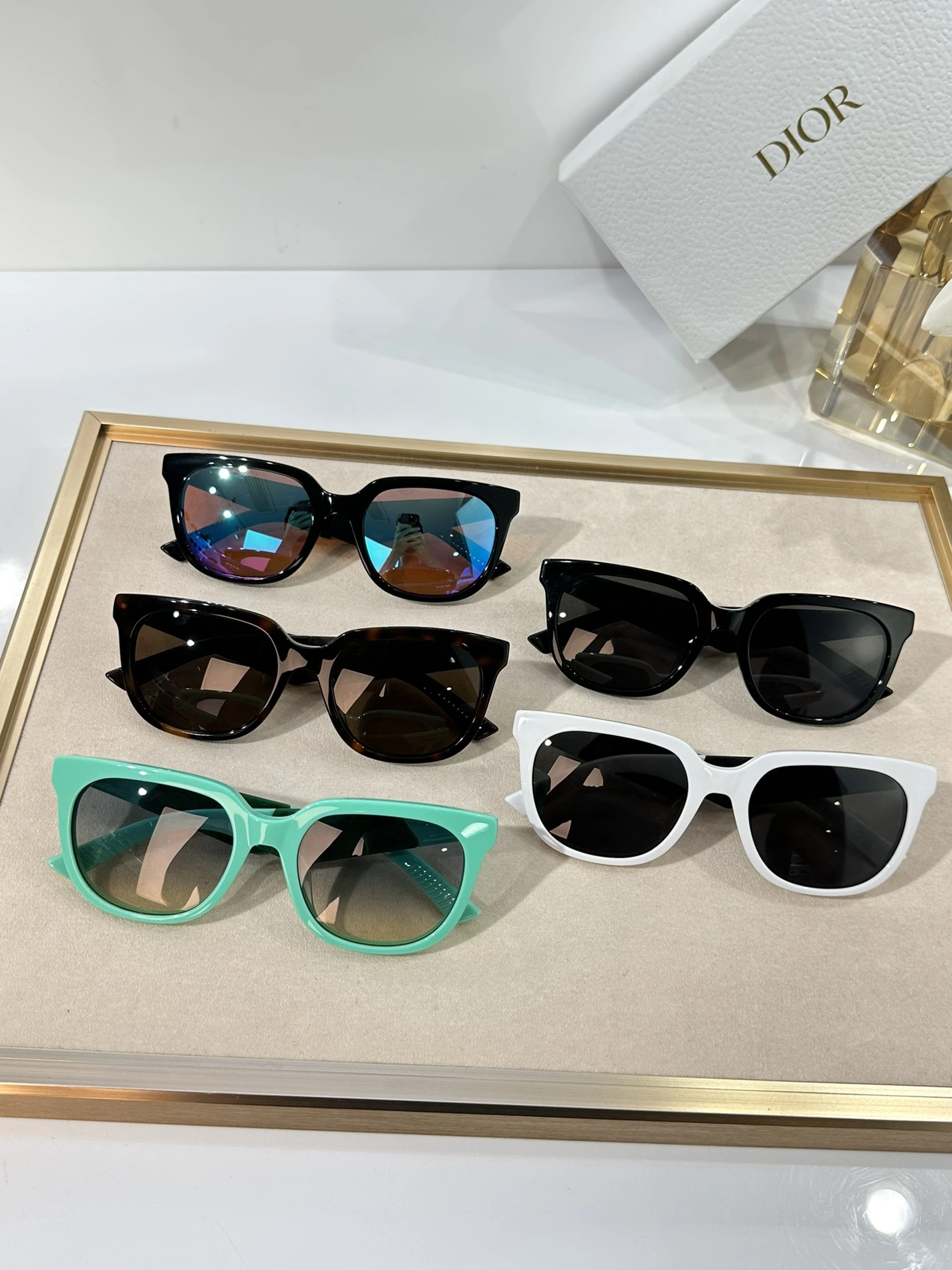 Christian Dior AAA Quality Sunglasses Trendy 6165