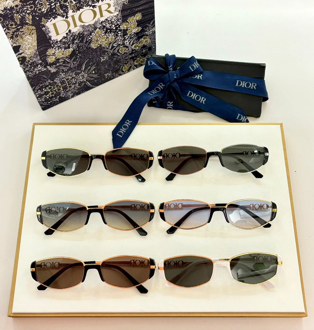 Christian Dior AAA Quality Sunglasses Trendy 6443