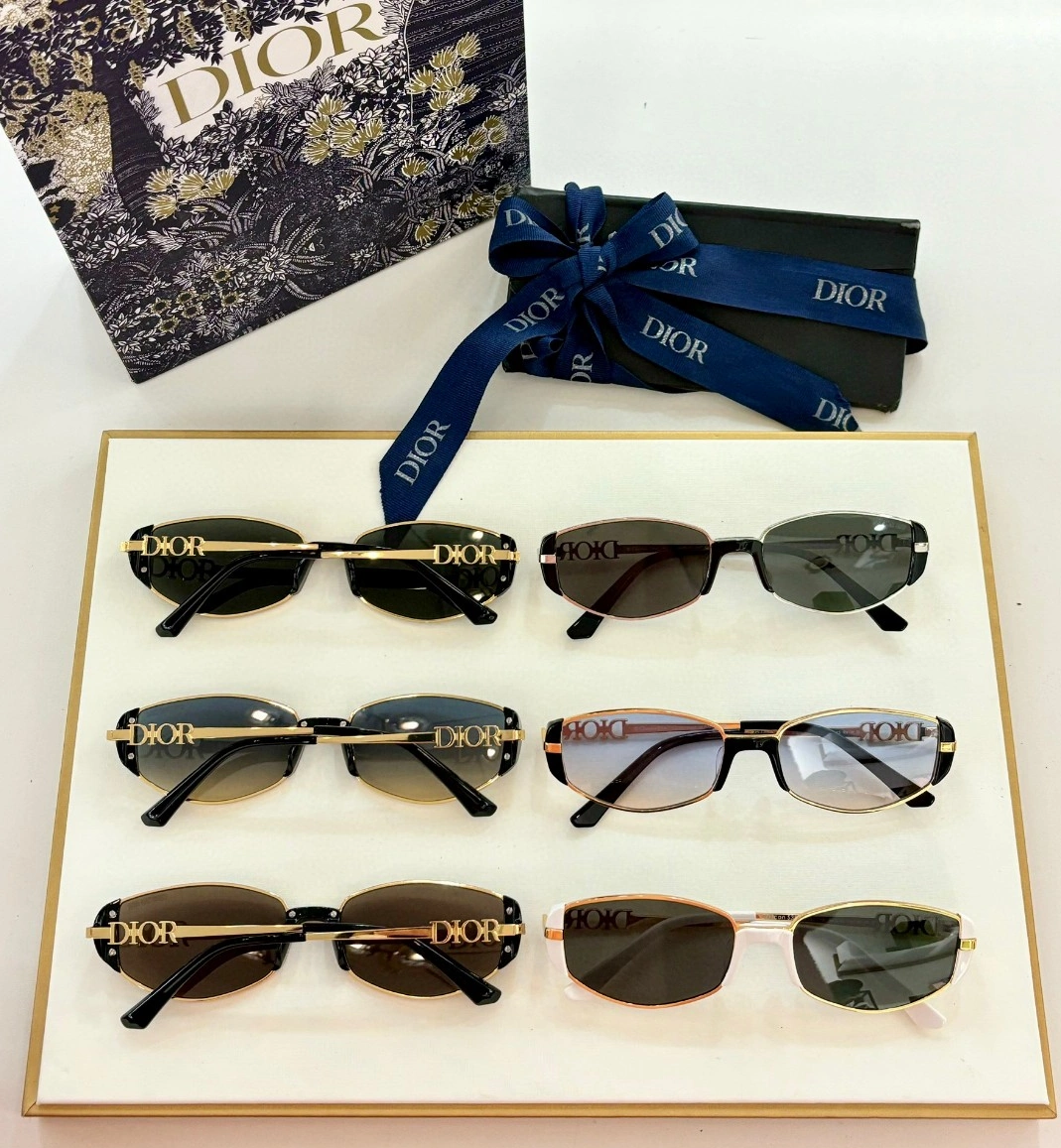 Christian Dior AAA Quality Sunglasses Trendy 6443