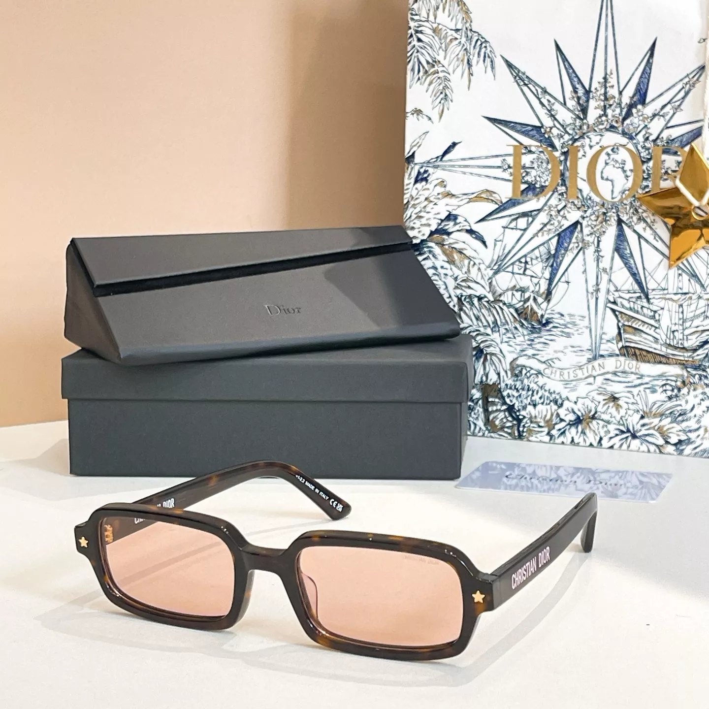 Christian Dior AAA Quality Sunglasses Trendy 8094
