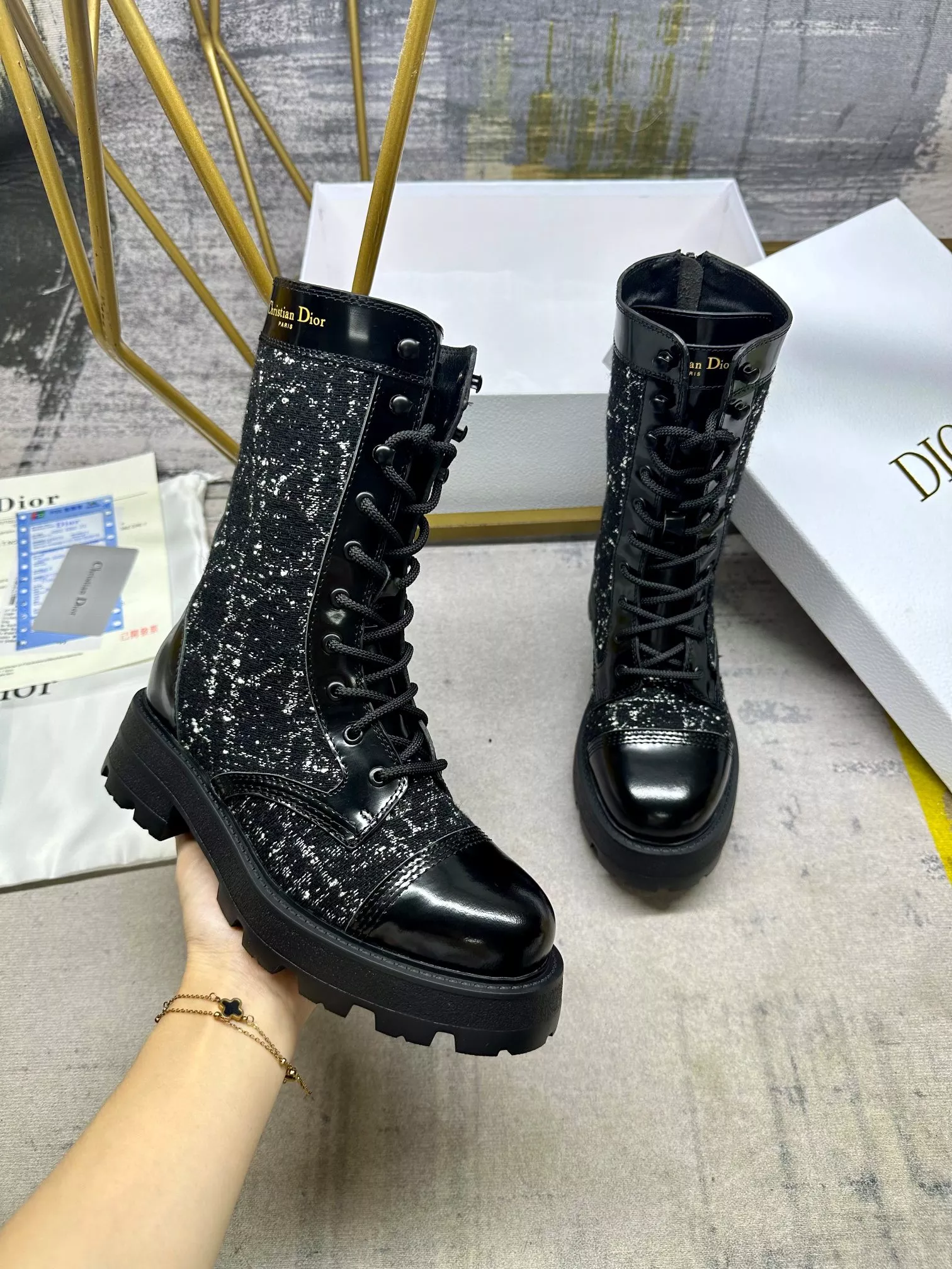 Christian Dior Boots For Women Sleek 760