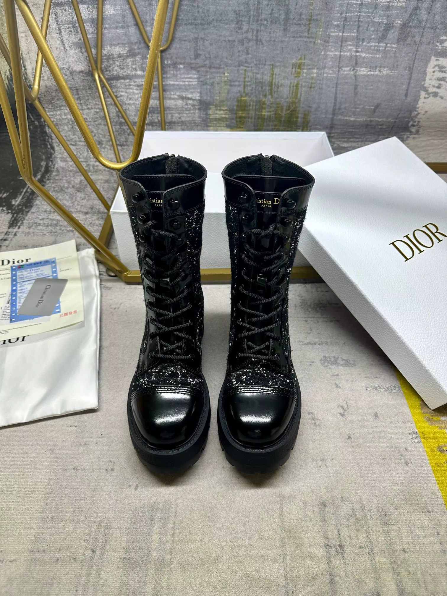 Christian Dior Boots For Women Sleek 760