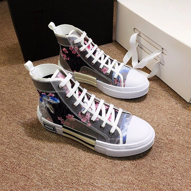 Christian Dior CD High Tops Shoes For Men Bright 9841