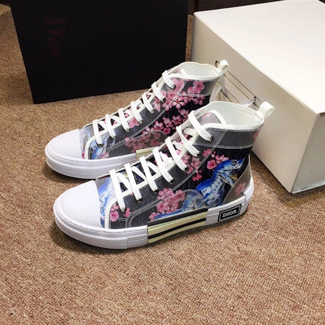 Christian Dior CD High Tops Shoes For Men Bright 9841