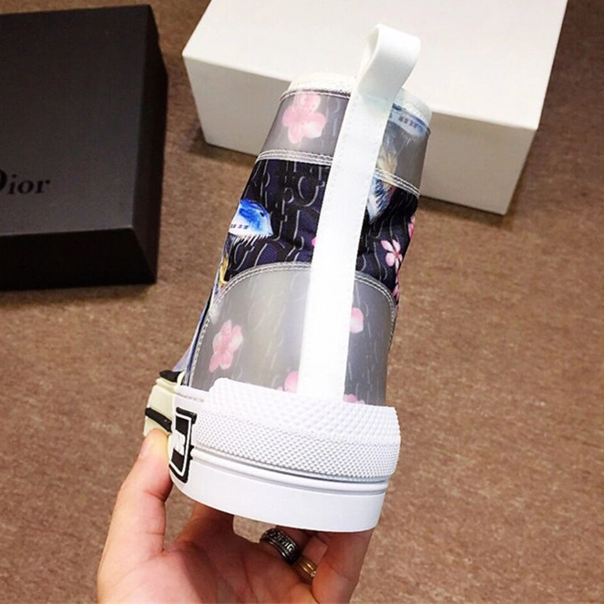 Christian Dior CD High Tops Shoes For Men Bright 9841