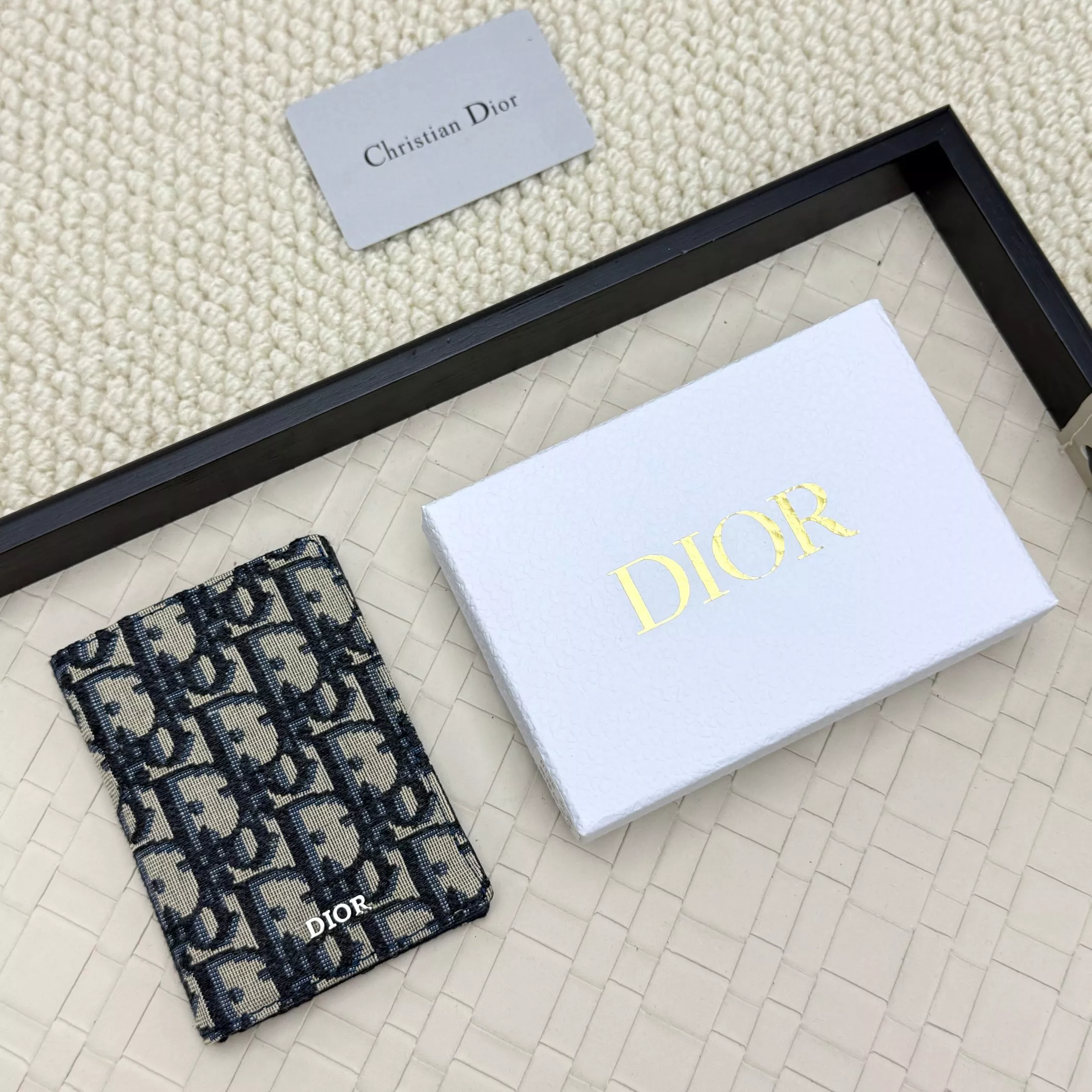 Christian Dior Card Case Breathable 1826