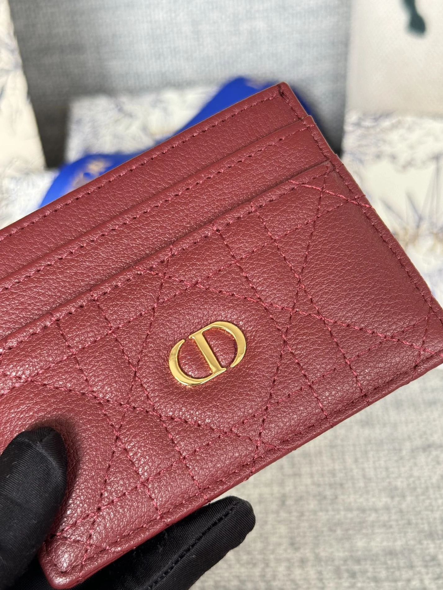 Christian Dior Card Case Elegant 7154