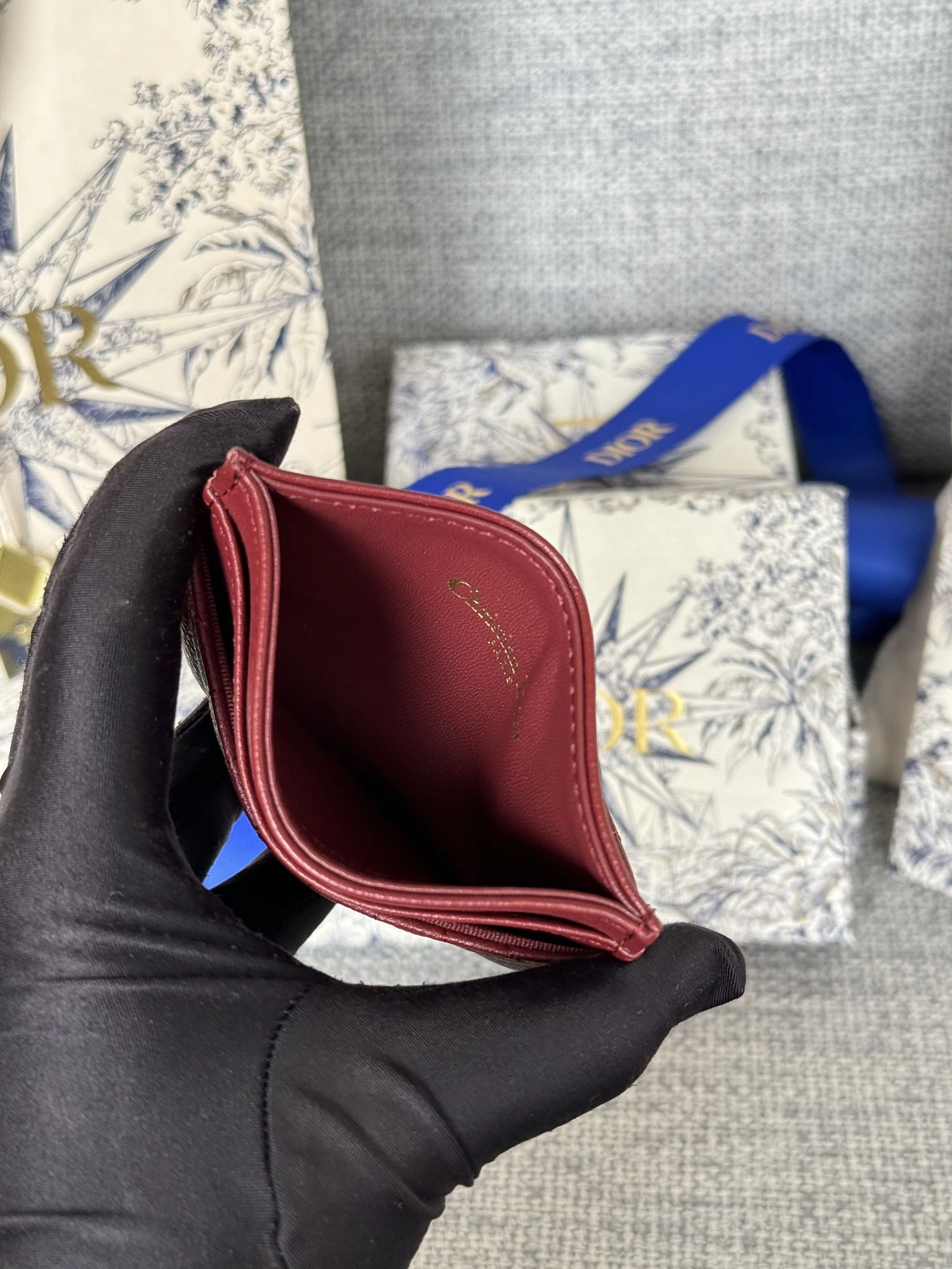Christian Dior Card Case Elegant 7154