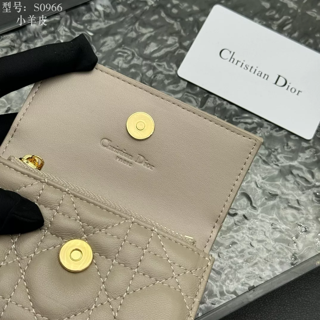 Christian Dior Card Case For Women Breathable 6081