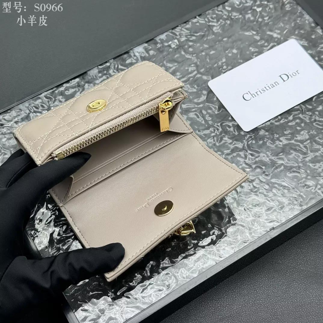 Christian Dior Card Case For Women Breathable 6081