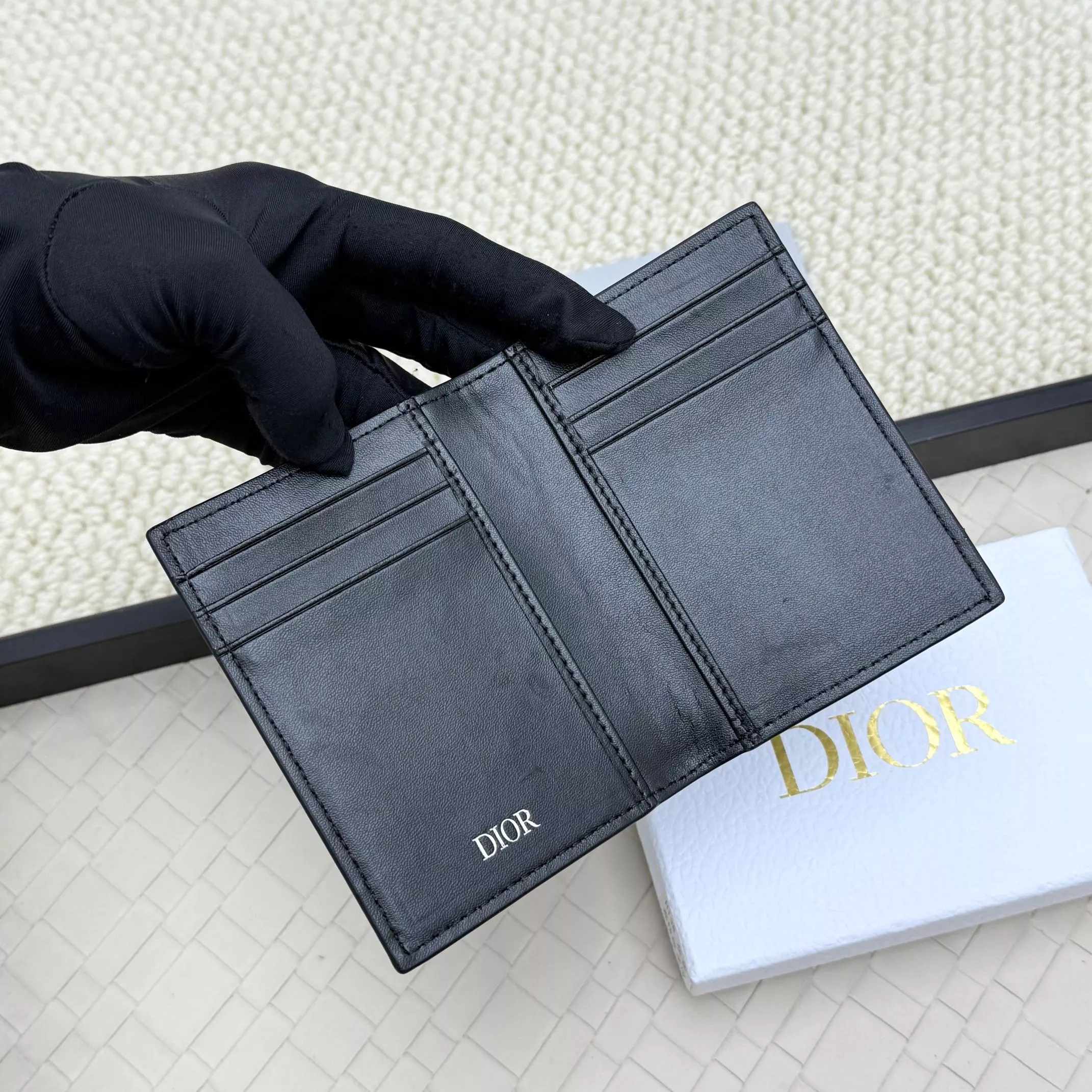 Christian Dior Card Case Sleek 4204